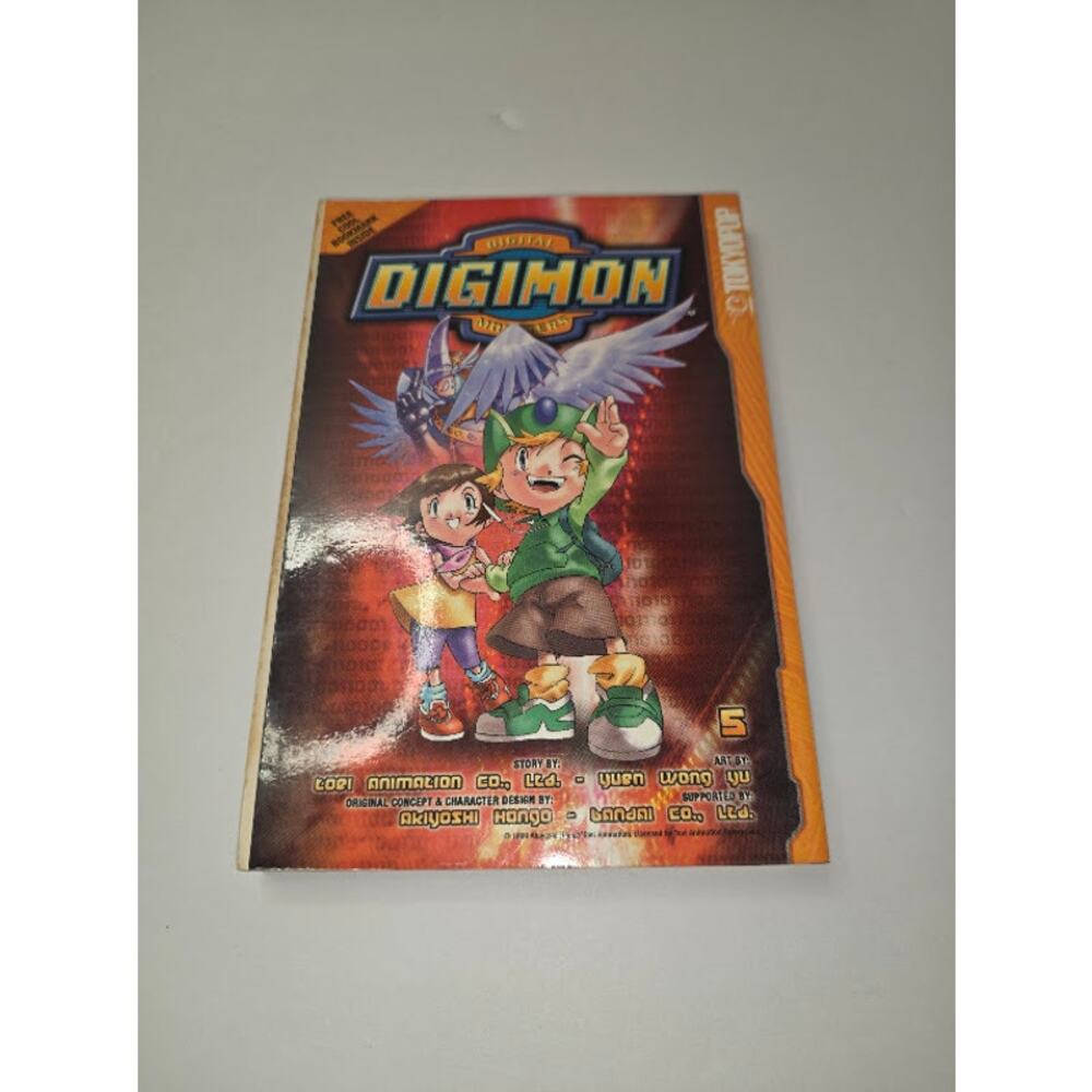 Digimon Vol 5 by Yuen Wong Yu 1st Print 2003 Tokyopop English Manga